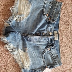 Free People shorts size 27